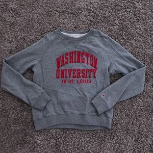 washington university crewneck